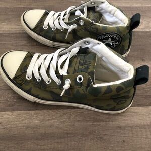 Converse Green Camouflage High-Tops